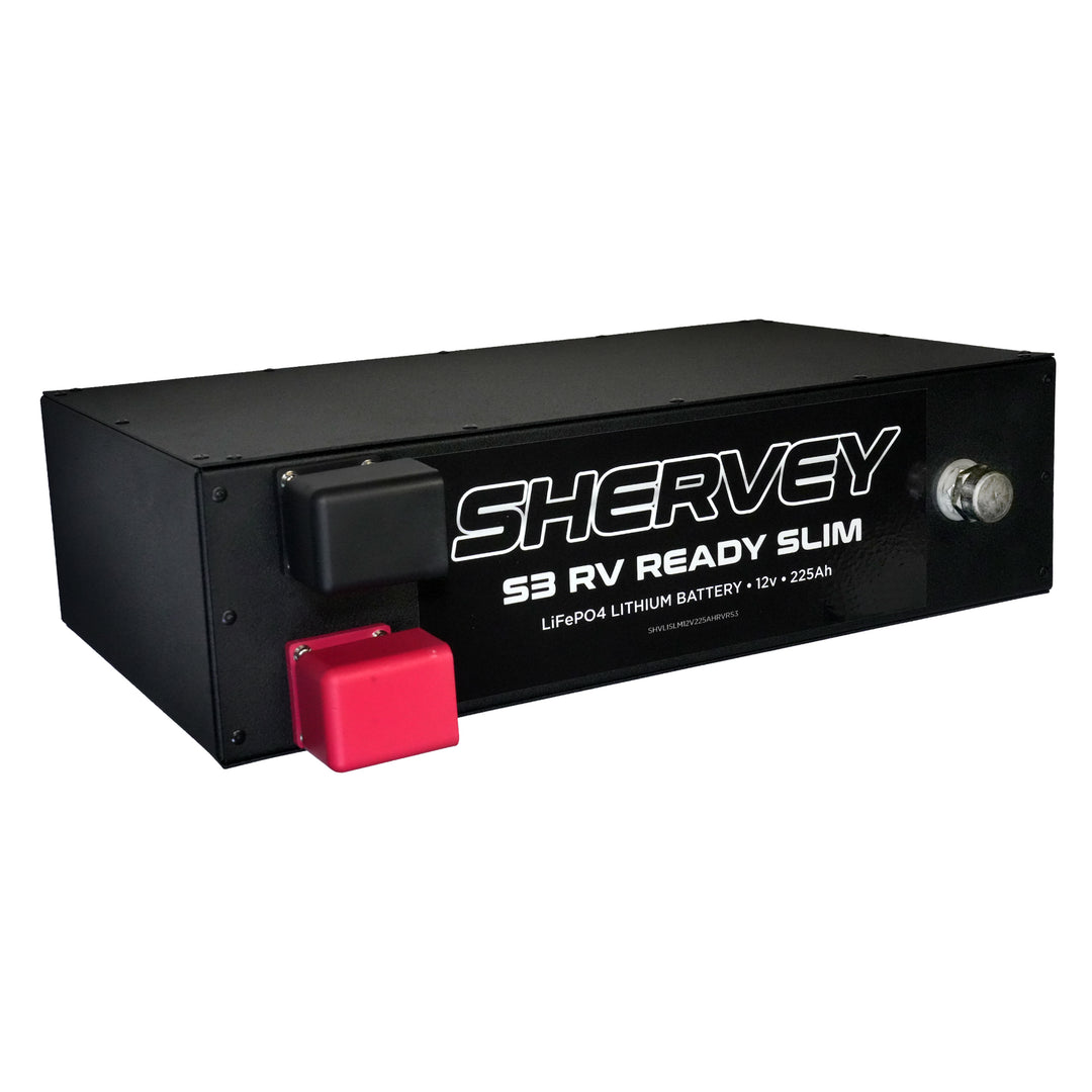 Shervey S3 RVReady Slim LiFePO4 Battery 12V 225AH