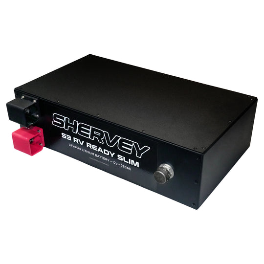 Shervey S3 RVReady Slim LiFePO4 Battery 12V 225AH