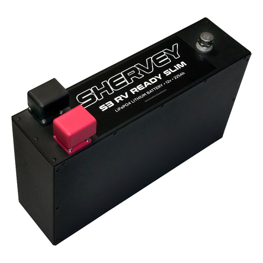 Shervey S3 RVReady Slim LiFePO4 Battery 12V 225AH