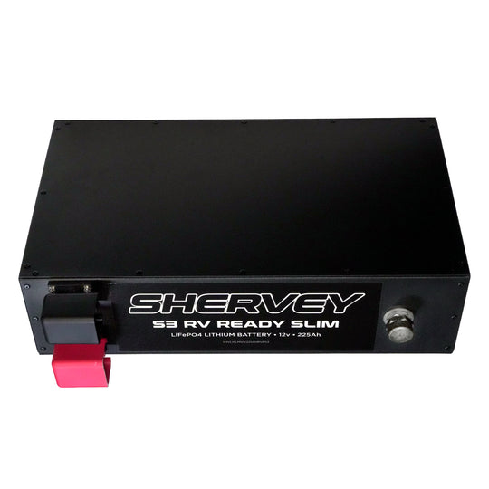 Shervey S3 RVReady Slim LiFePO4 Battery 12V 225AH