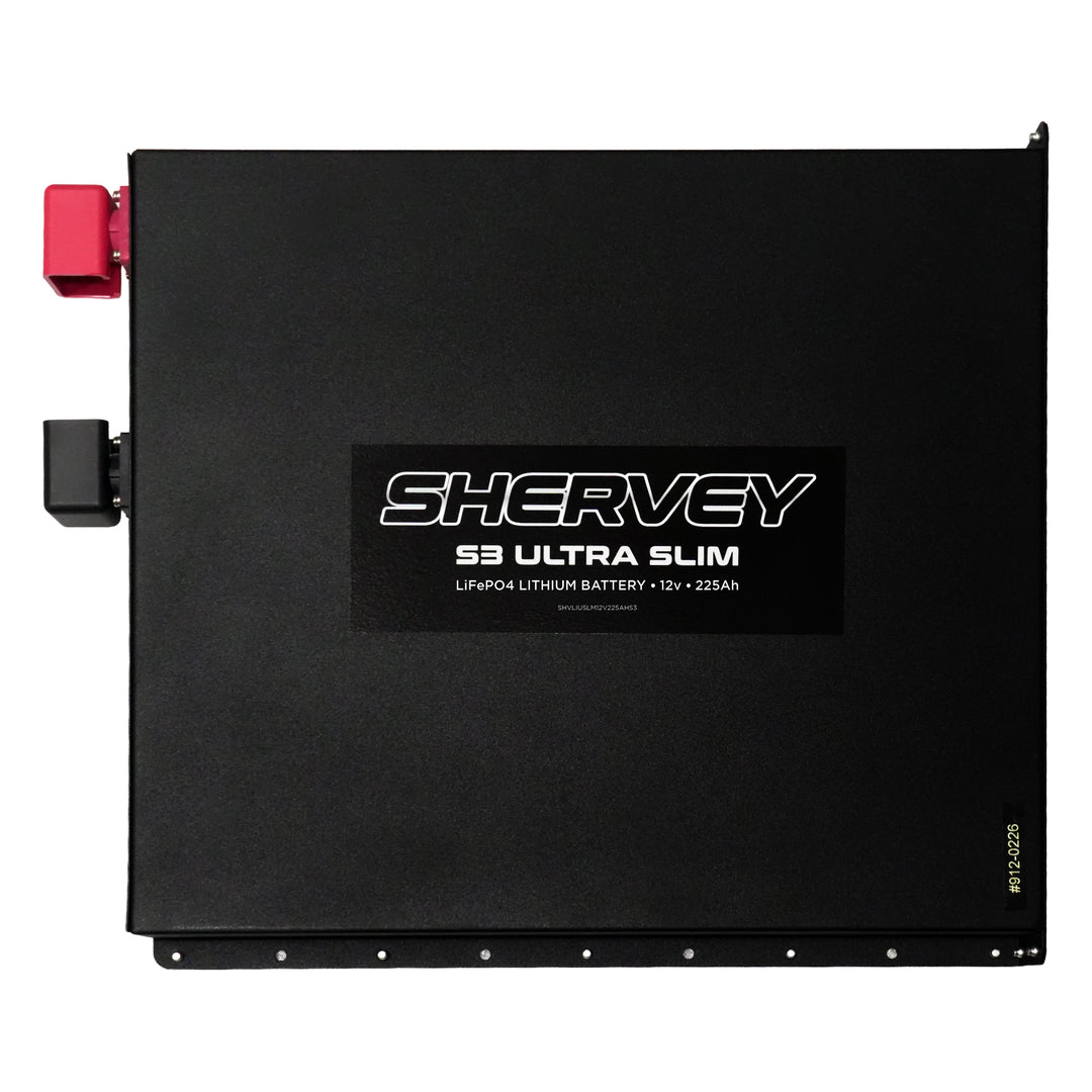 Shervey S3 Ultra Slim LiFePO4 Battery 12V 225AH