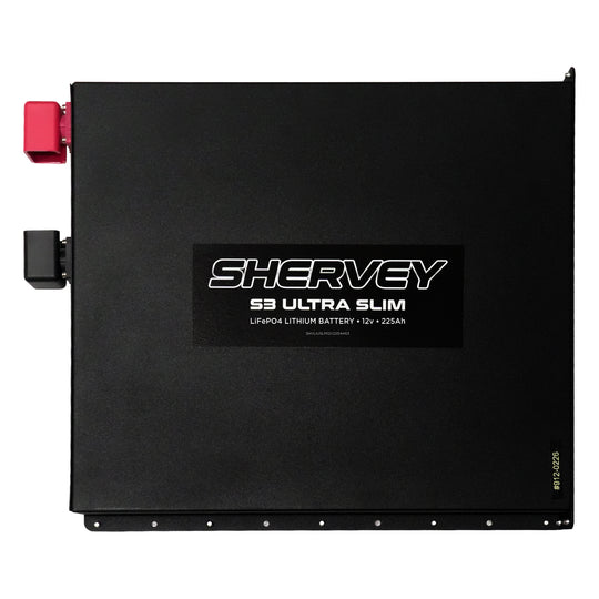 Shervey S3 Ultra Slim LiFePO4 Battery 12V 225AH