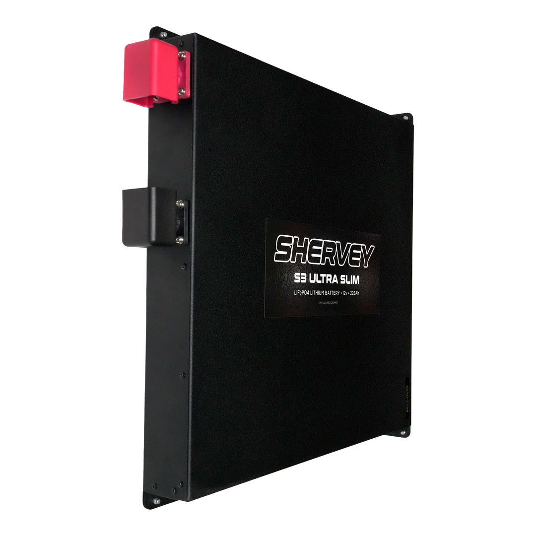 Shervey S3 Ultra Slim LiFePO4 Battery 12V 225AH