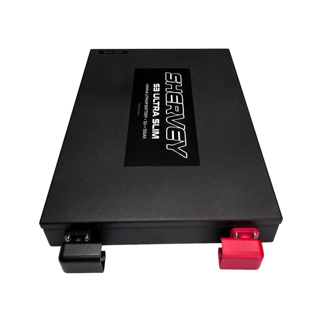 Shervey S3 Ultra Slim LiFePO4 Battery 12V 100AH