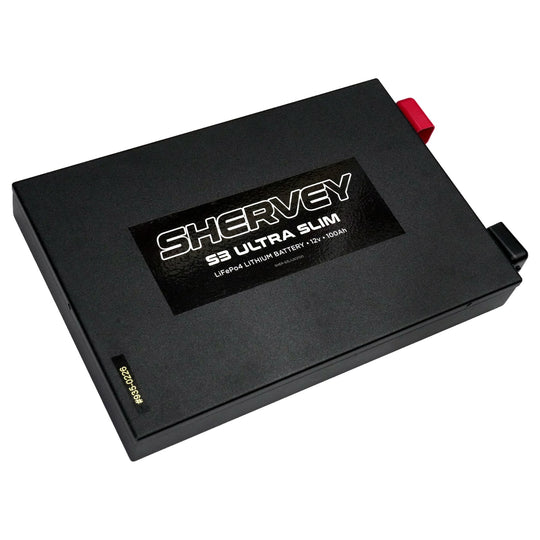 Shervey S3 Ultra Slim LiFePO4 Battery 12V 100AH